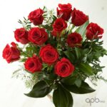 Docena de rosas rojas extra