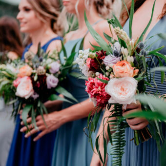 Boda4 Ramos de las damas de honor